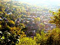 Heppenheim, Blick auf Altstadt mit Dom